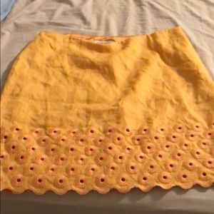 Michael Kors size for gold flower skirt